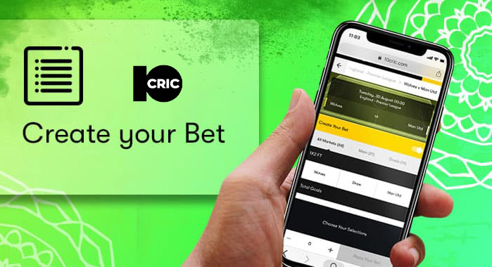 10CRIC Sports Betting site.